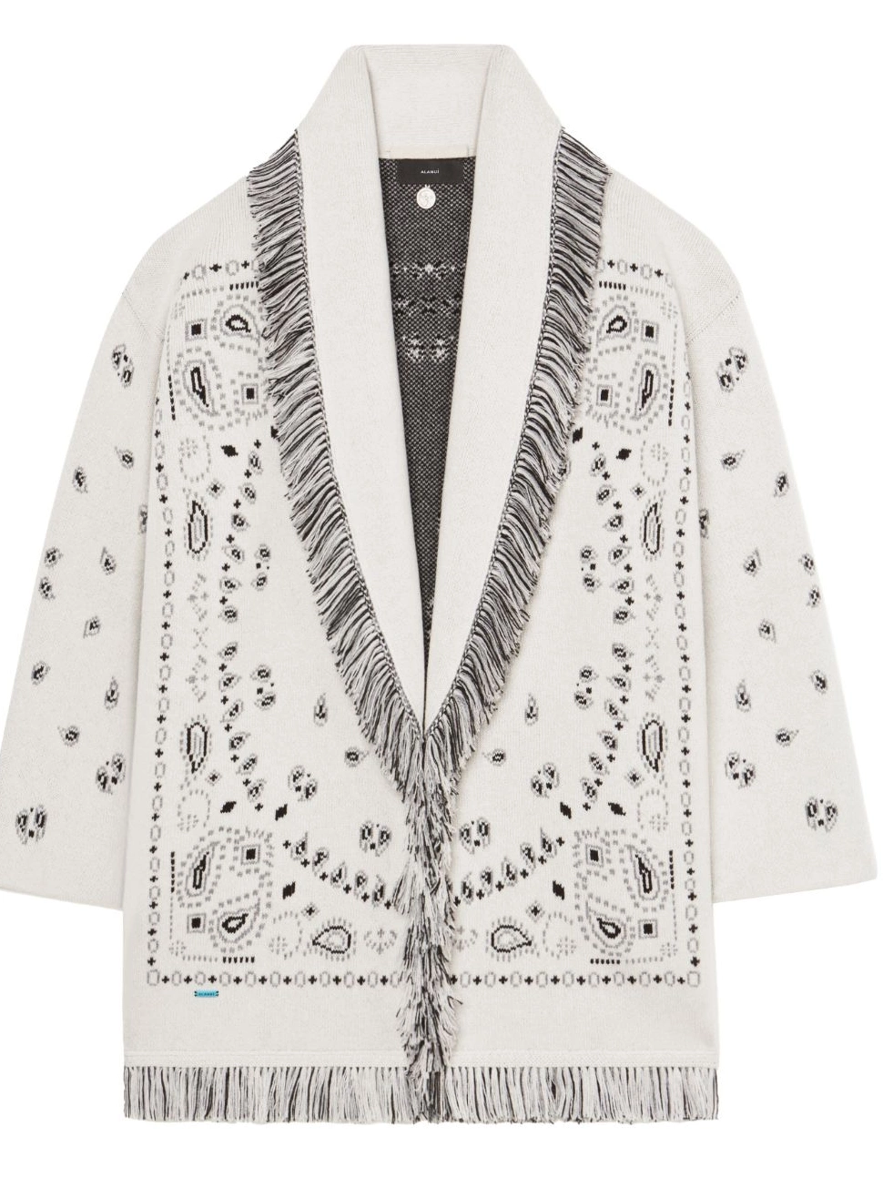 cashmere Jacquard Bandana Alanui cardigan fringed Women 0721